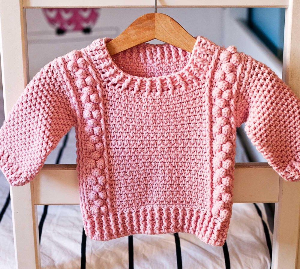 Bobble Jumper Crochet pattern by Mon Petit Violon LoveCrafts