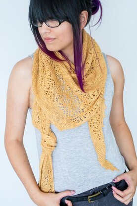 Wheat Fields Shawl