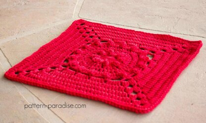 Tranquil Garden Afghan Square