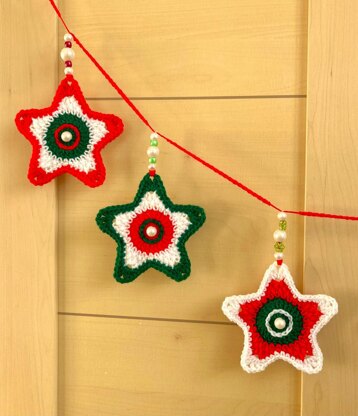 Christmas star garland by HueLaVive