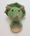 Triceratops Rattle or Teething Toy