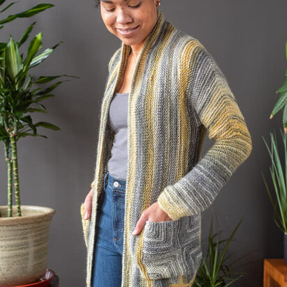 Liva Cardigan in Berroco Topaz - Downloadable PDF