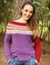 Sassy jumper fair isle yoke