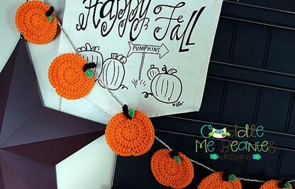 Pumpkin/Jack-O-Lantern Garland