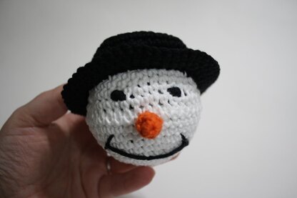 Snowman Crochet Ornament