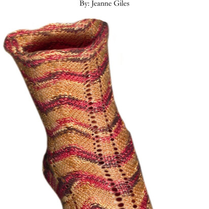Herringbone Lace Socks in Lorna's Laces Shepherd Sock