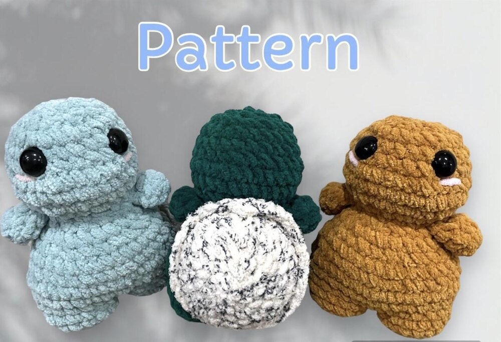 Baby turtle crochet online pattern