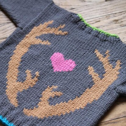 I Caribou You Baby Pullover - knitting pattern