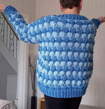 Bubble Stitch Cardigan