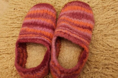 Sassy Slippers - Felted Seamless Shoes