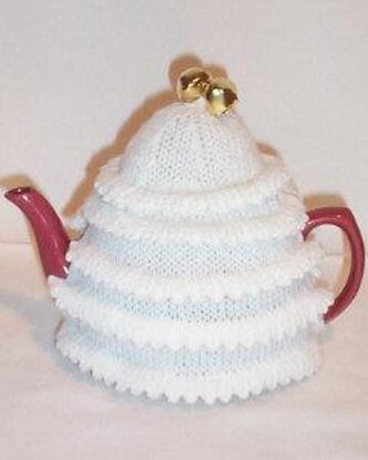 Christmas Tree Tea Cosy Knitting Pattern