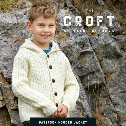 Paterson Hooded Jacket  in West Yorkshire Spinners The Croft Shetland Colours - DBP0077 - Downloadable PDF