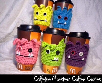 Caffeine Monsters Coffee Cozy