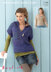 Woman's Sweater and Sleeveless Top in Hayfield Ripple Super Chunky - 7199 - Downloadable PDF