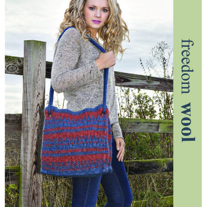 Knit Felted Bag in Twilleys Freedom Wool - 9190