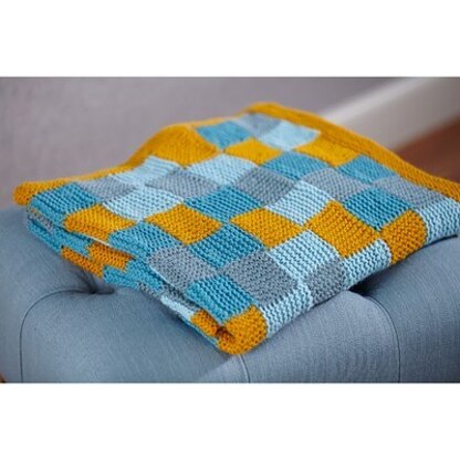 704 Thora Blanket - Knitting Pattern for Babies and Home in Valley Yarns Stockbridge