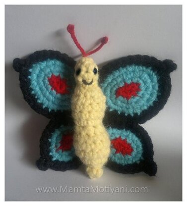 Crochet Swallowtail Butterfly Pattern Amigurumi Toy