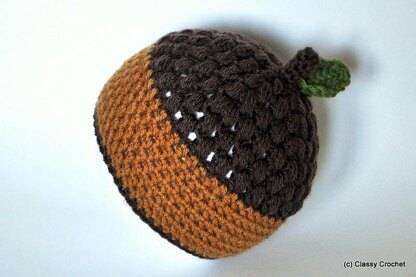 Classy Crochet Awesome Acorn Hat