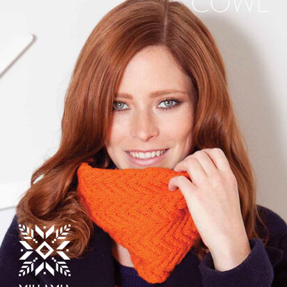 "Vanessa Cowl" - Cowl Knitting Pattern in MillaMia Merino Wool