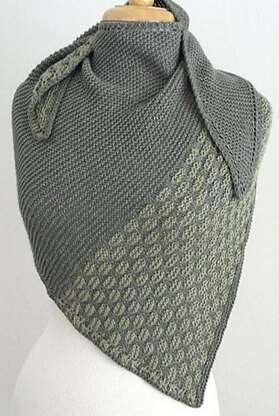 K836-Basket Stitch Shawl