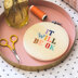 Cotton Clara It Will Be Ok Cross Stitch Kit - 13cm 