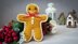 Crochet Gingerbread Man Decoration