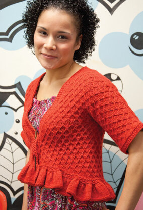Composition Cardigan in Classic Elite Yarns Princess - Downloadable PDF