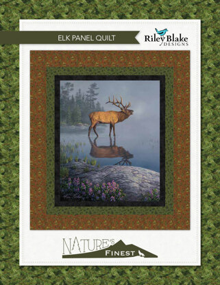 Riley Blake Elk Panel Quilt - Downloadable PDF