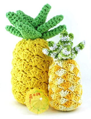 Funky Ananas Dekor aus Hoooked RibbonXL