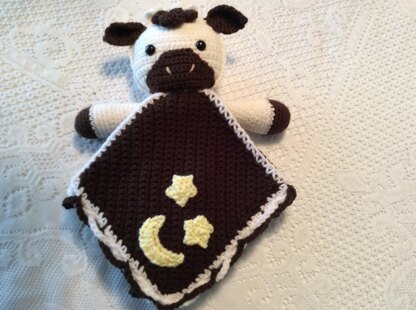 Baby Cow Lovey Blanket