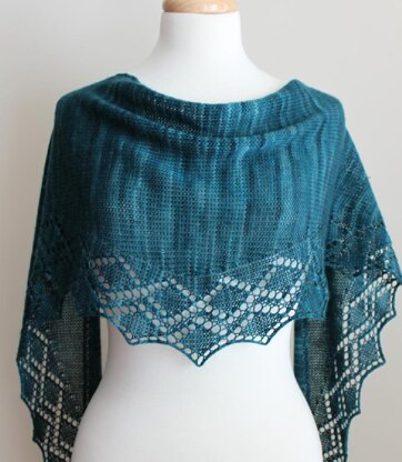 Zigzag Diamond Shawl