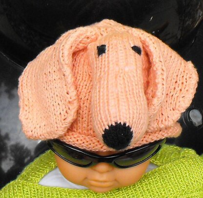 Baby Big Ears Sausage Dog Beanie Hat