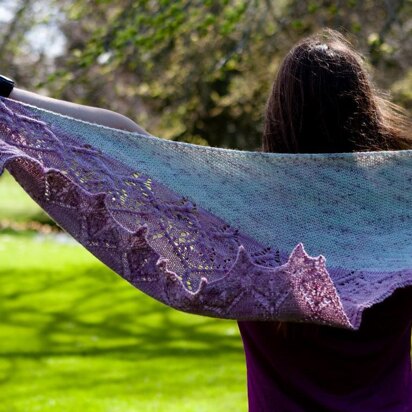 Half Empty, Half Full - knitting pattern