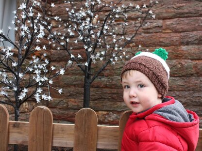 Chunky Christmas pudding hat