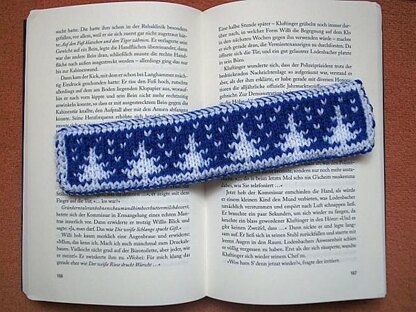 Winter bookmark