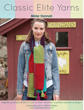 Mister Hannah Scarf in Classic Elite Yarns Color By Kristin - Downloadable PDF