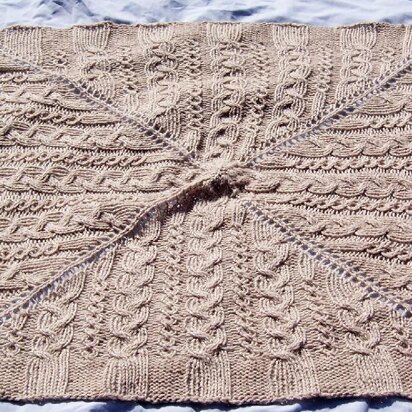 Barra's Blanket and Cap - knitting pattern