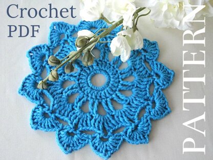 Pattern Crochet Placemat Coaster Home Decor