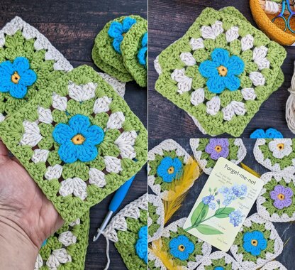 Forget-me-not Granny Square