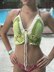 Lime Swirl Bikini Halter Top