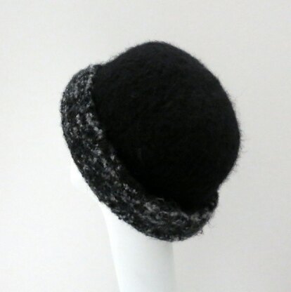 Felted French Toque Two Brims