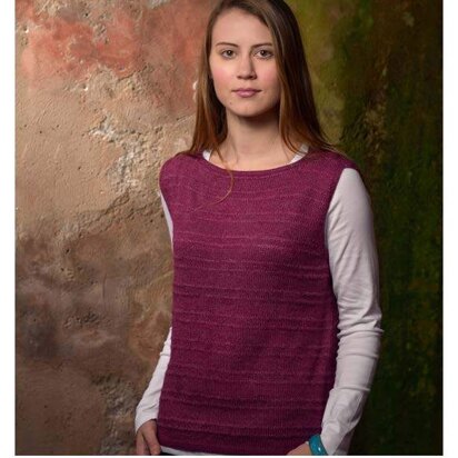 Drop Stitch Top in The Fibre Co. Canopy Fingering - Downloadable PDF