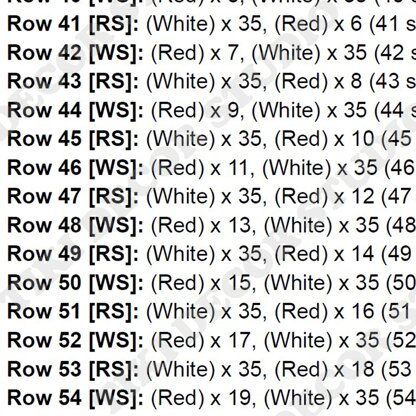 Texas State Flag Blanket C2C CROCHET PATTERN