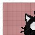 Black Cat Blanket Kitten Afghan Halloween Throw C2C CROCHET PATTERN