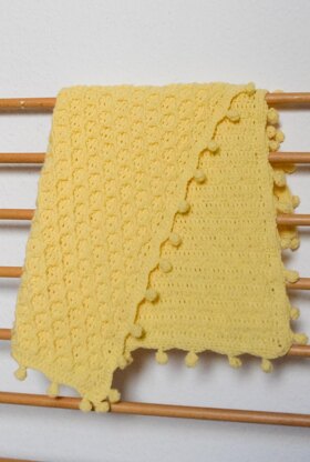 Honeycomb baby blanket