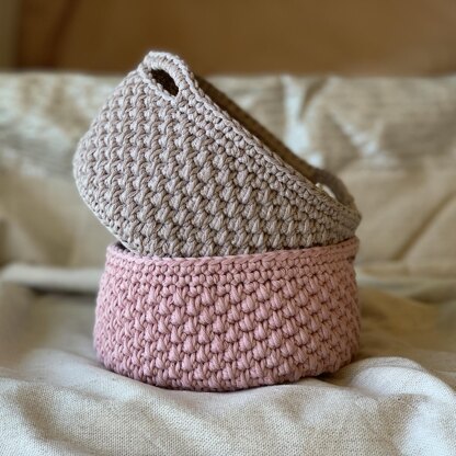 Small Storage Baskets - Cotton, Patterns