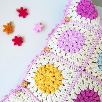 Dahlias in Bloom Cushion