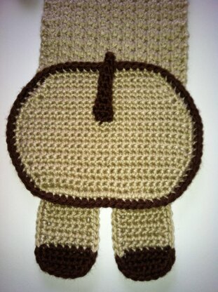 Hot-Doggie Scarf & Mittens  12-065