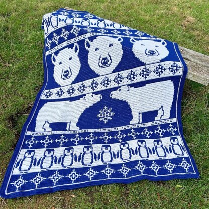 Pole to Pole Mosaic Blanket