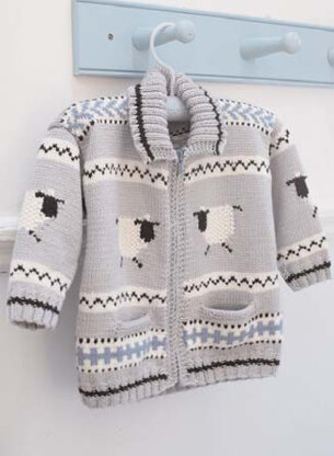 "Gabriel Jacket" - Jacket Knitting Pattern For Babies in Debbie Bliss Cashmerino DK - CMC15